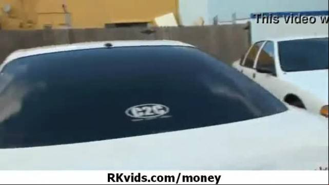 Desperate teen naked in public and fucks to pay rent 2