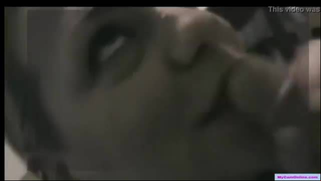 Sexy sister gives bro a blow